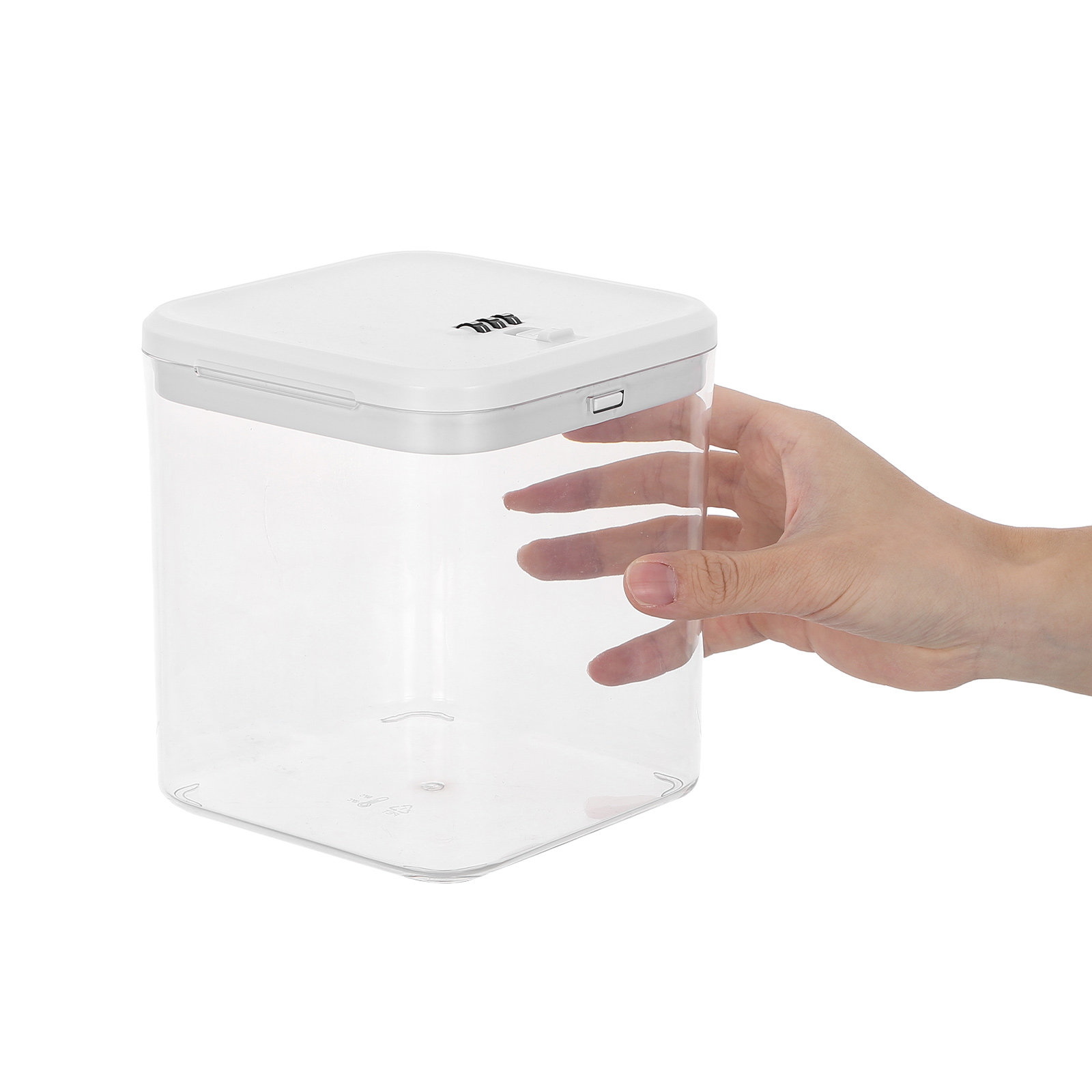 Food Storage Lock Box - 冷蔵庫用積み重ね可能なロックボックス、食品保管用、暗証番号ロック、子供用安全保管庫、薬入れ、個人物保管用