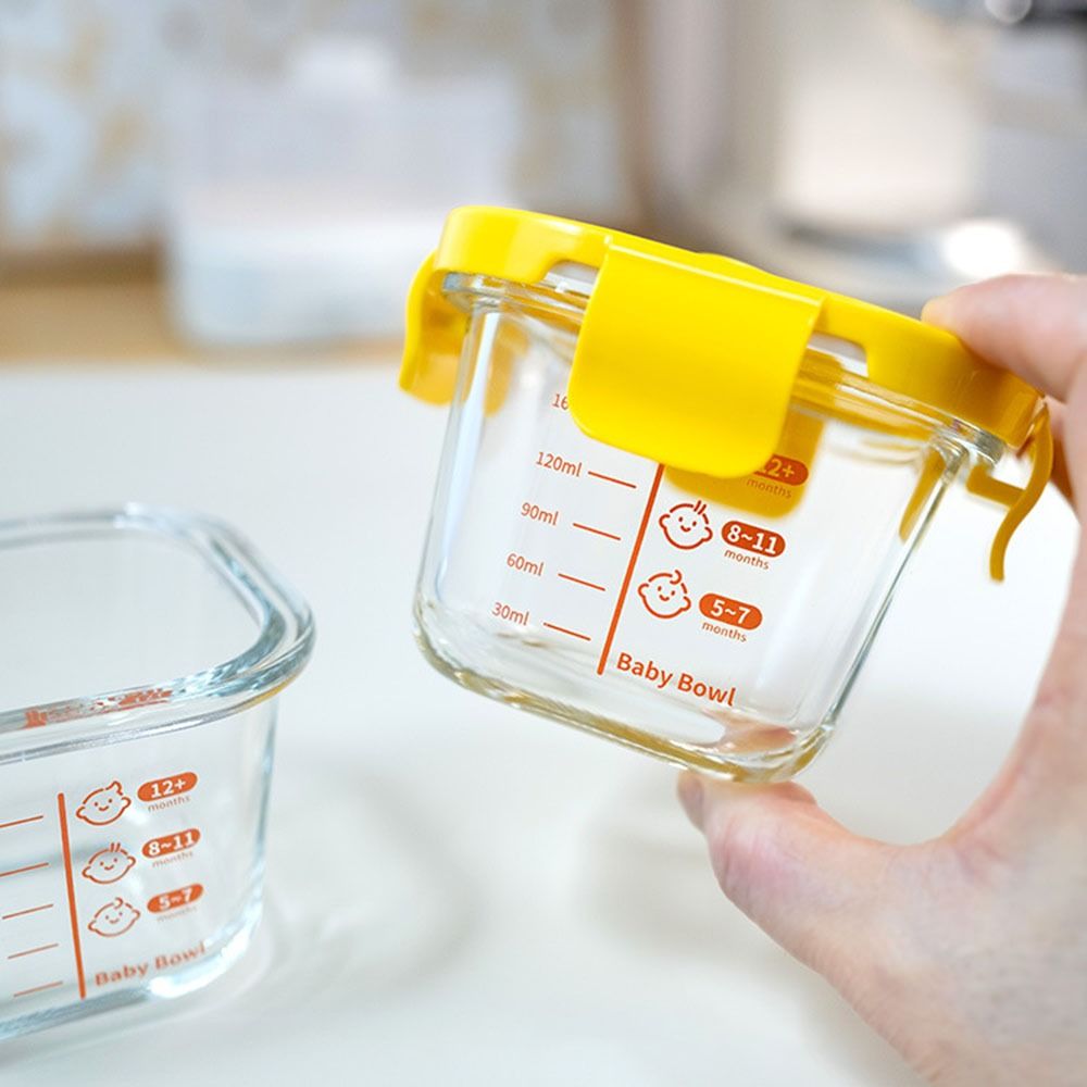 Food Storage Containers Glass - 新しい170ml食品保存容器、冷凍・電子レンジ対応、ベビーフード用ガラスカップ、ガラス製ベビーフード保存瓶、小さなお子様向け