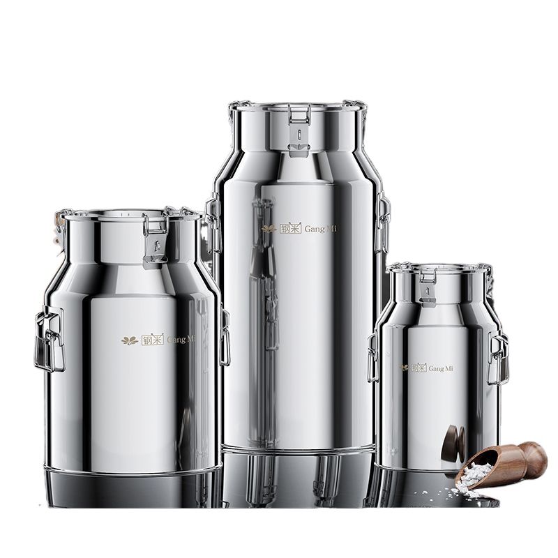 Food Storage Stainless Steel - ステンレス製食品グレード密閉型ミルク＆豆類保管・輸送用バレル、発酵・ブロス用ワインバレル