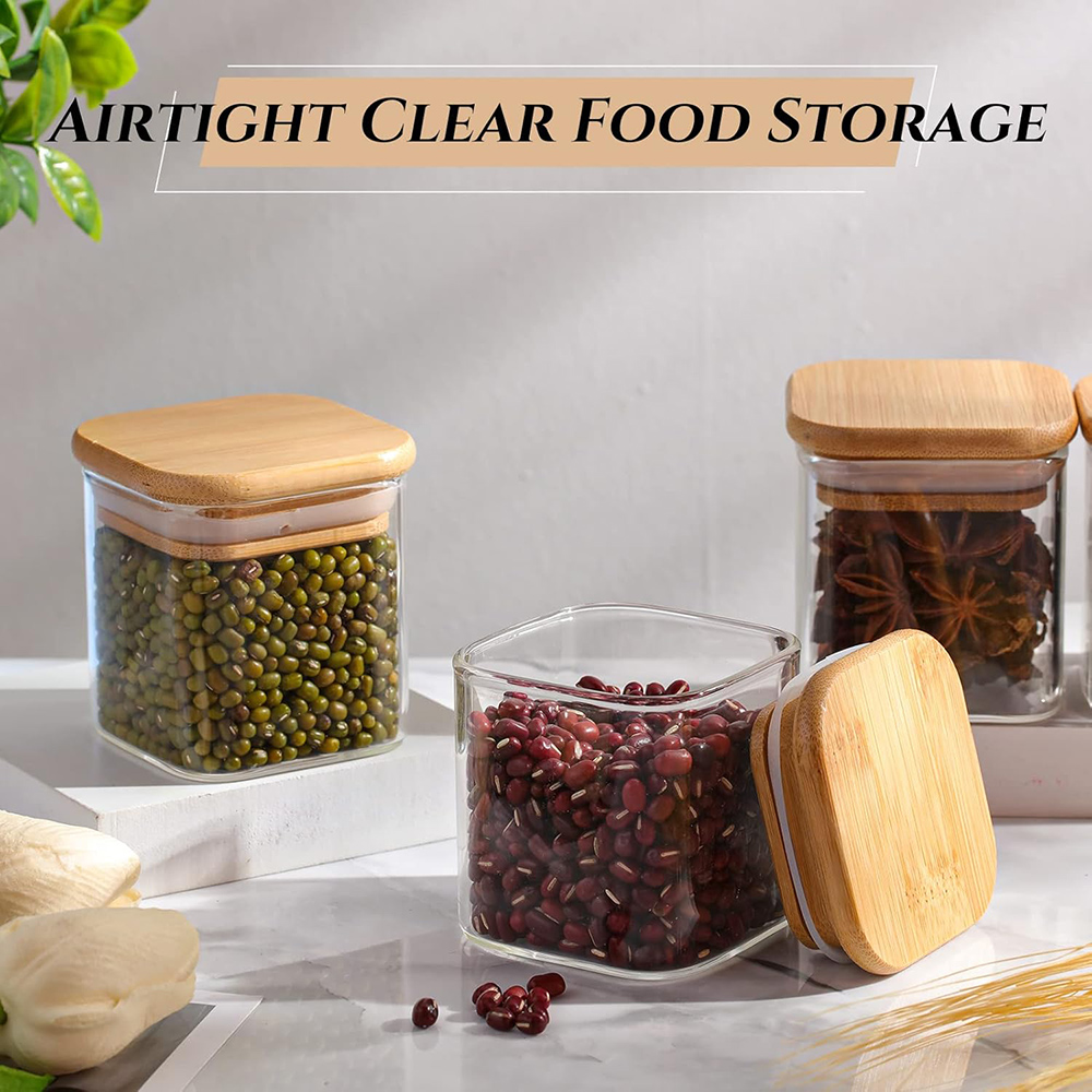 ミニマリストのスパイスラベルがセットされたガラス瓶、食品貯蔵 - Food Storage Jar Labels のレビューと価格
