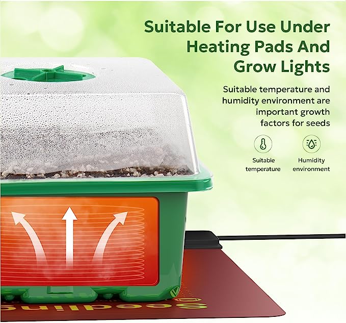 シードスターターキット,ドームとベースのシードボックス,苗の - Food Storage Plants のレビューと価格