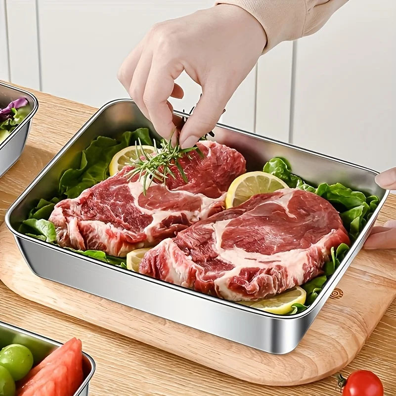 5個入りステンレス製食品保存容器セット - 漏れ防止蓋、耐久 - Food Storage Stainless Steel のレビューと価格