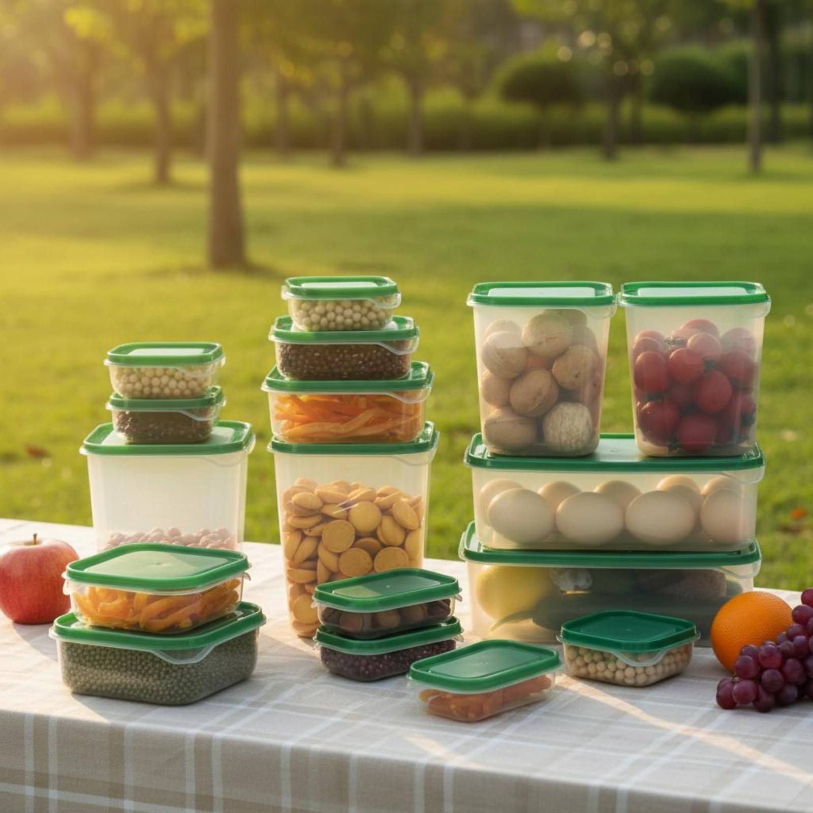 17個入り冷蔵庫収納ボックスセット、漏れ防止プラスチック食品 - Food Storage Box のレビューと価格