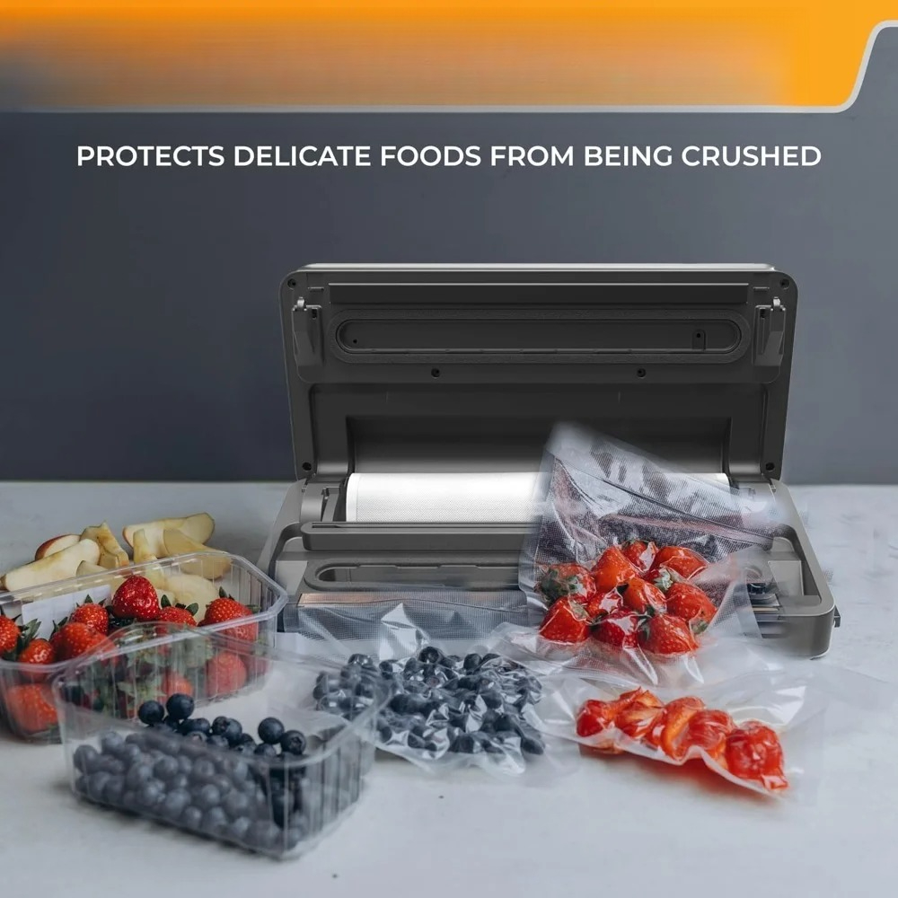 大型真空シーラーマシン、19フィートのバッグロール付き、乾湿 - Food Storage For Long Term のレビューと価格
