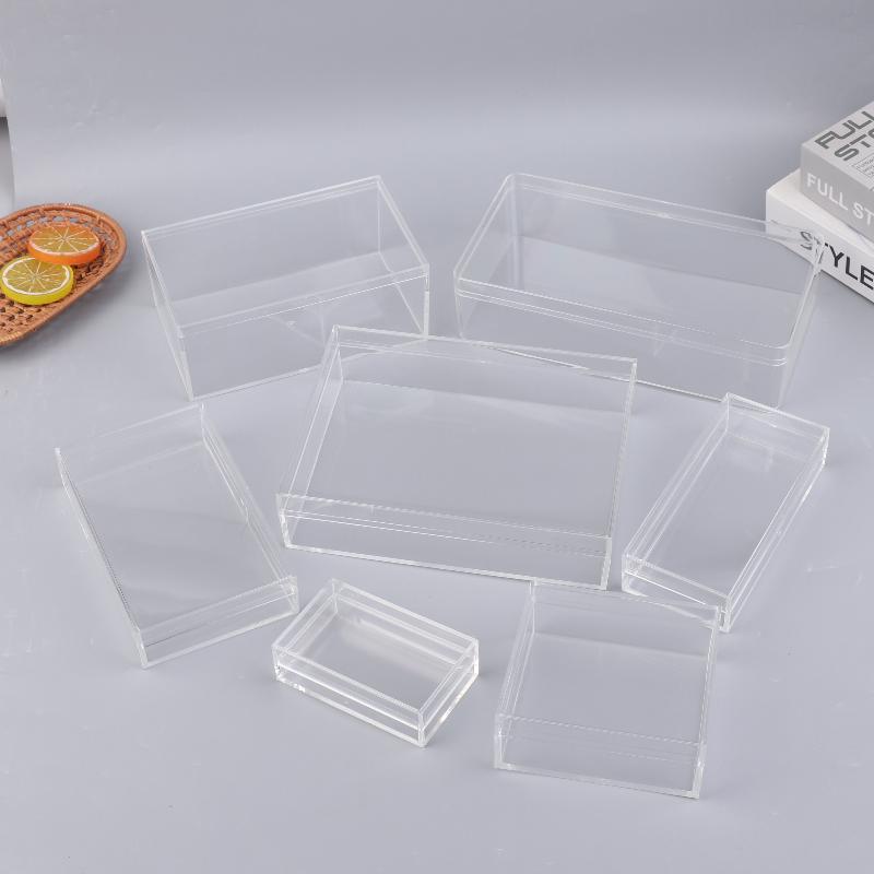 [MOA]透明アクリル厚みのある長方形収納ボックス高透明食品 - Food Storage Plants のレビューと価格