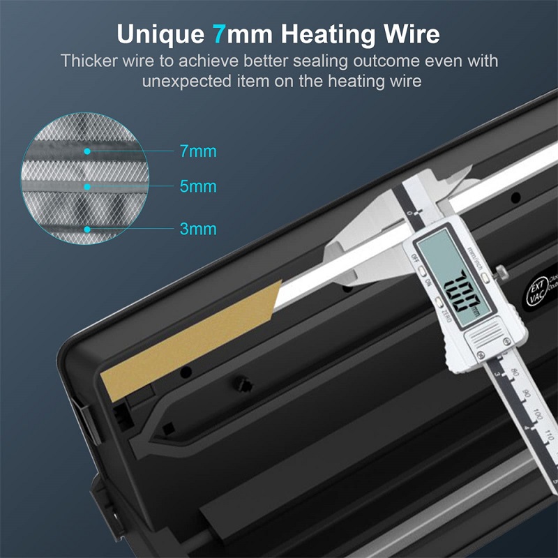 電気家庭用プロフェッショナル食品真空シーラー機拡大ダブルポン - Food Storage Vacuum Seal Bags のレビューと価格