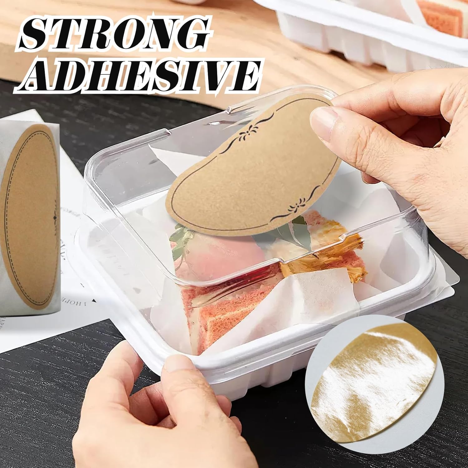 500枚入り メイソンジャー用ラベル 2.5インチ オーバル - Food Storage Jar Labels のレビューと価格