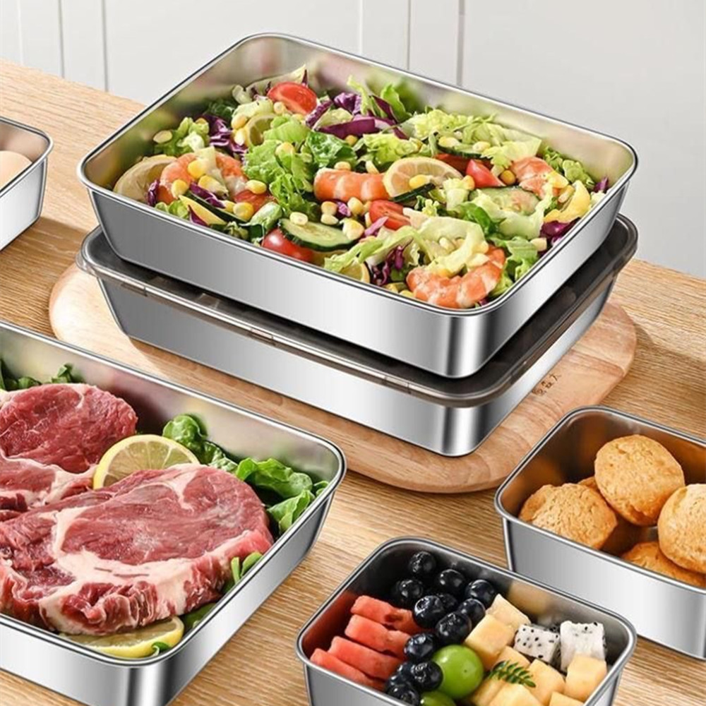2026 3個入り・5個入りステンレス製食品保存容器セット、 - Food Storage Stainless Steel のレビューと価格