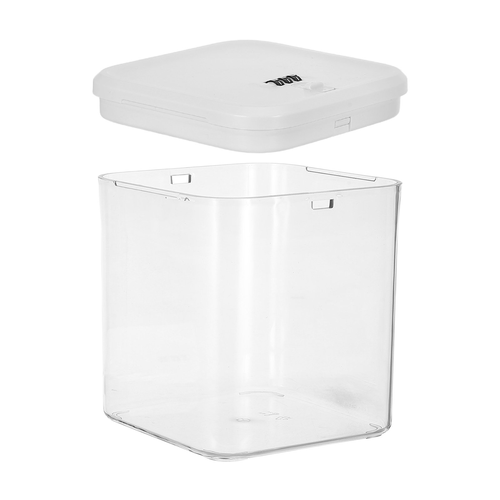 透明な冷蔵庫用収納ボックス、子供用安全ロック付き、暗証番号ロ - Food Storage Lock Box のレビューと価格