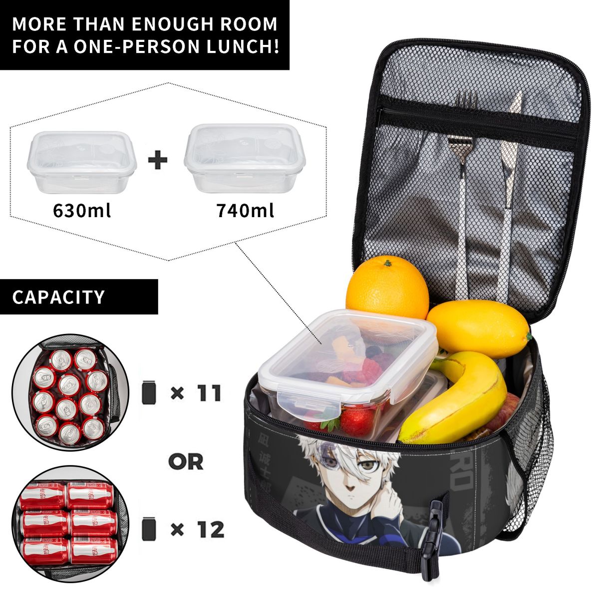 断熱ランチボックス アニメ ブルーロック マーチ フードボッ - Food Storage Lock Box のレビューと価格