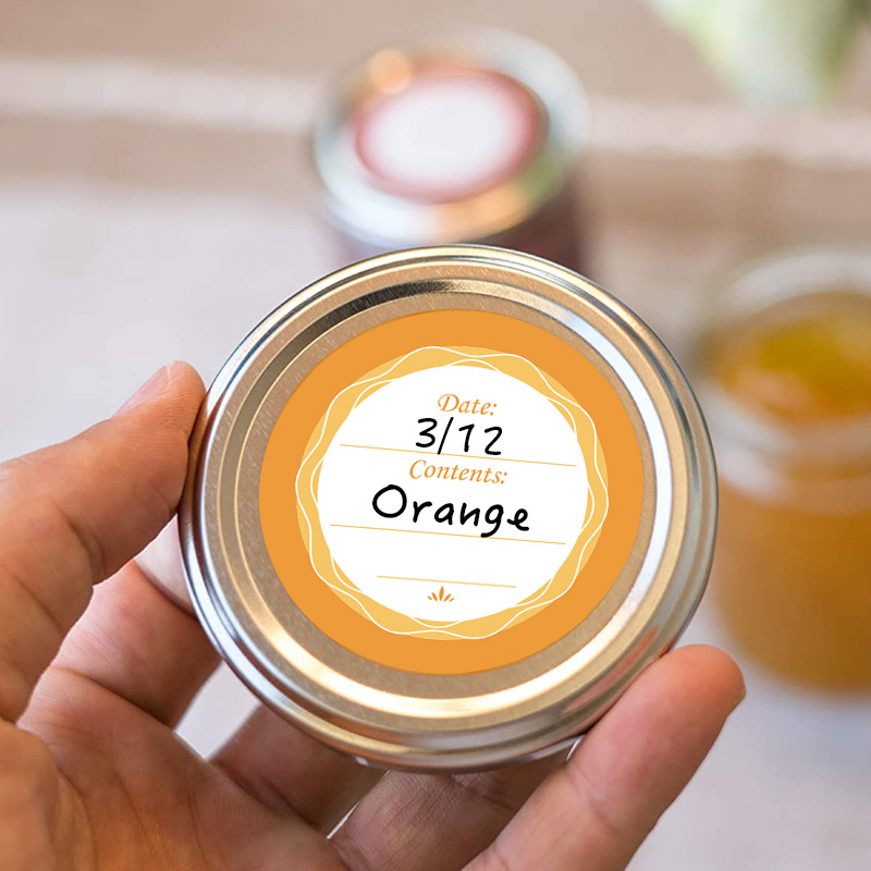 6 個 4 センチメートル防水取り外し可能な日付ラベル食品保 - Food Storage Jar Labels のレビューと価格