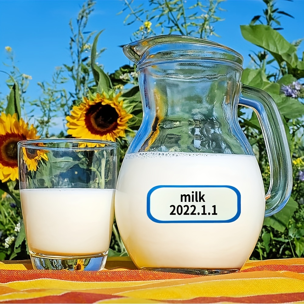粘着式キッチンラベル、食品保存＆冷蔵庫ジャー整理用、空白の日 - Food Storage Jar Labels のレビューと価格