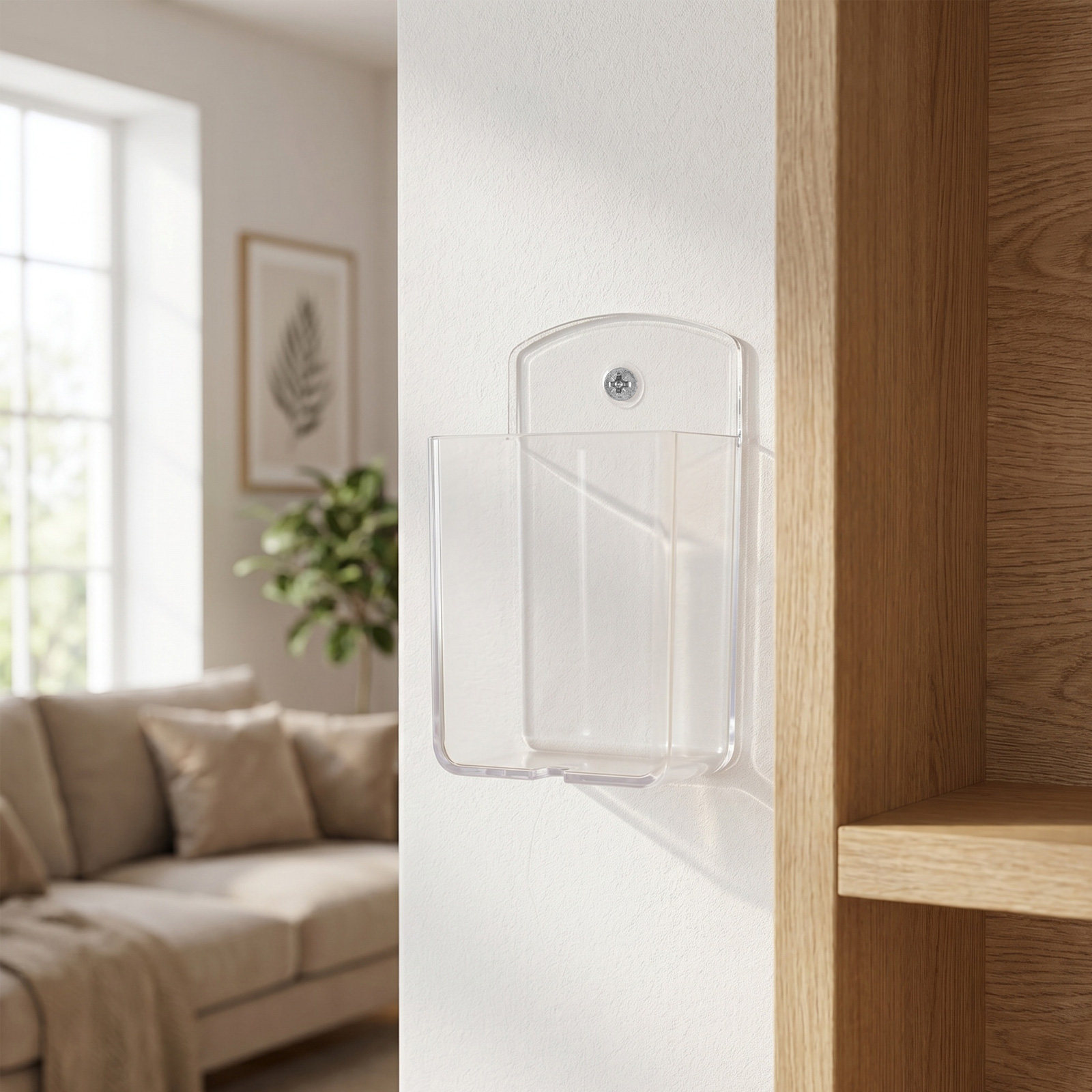 リモコンホルダー 壁掛け 3.9x2.5x1.2インチ プラ - Food Storage Box のレビューと価格