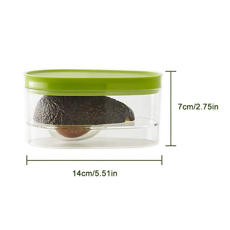 アボカド食品保存ボックス省スペースプラスチックフルーツコンテ - Food Storage Box のレビューと価格