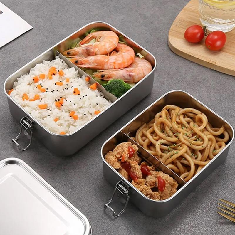 304 ステンレス鋼ランチコンテナロックバックル金属食品保存 - Food Storage Lock Box のレビューと価格