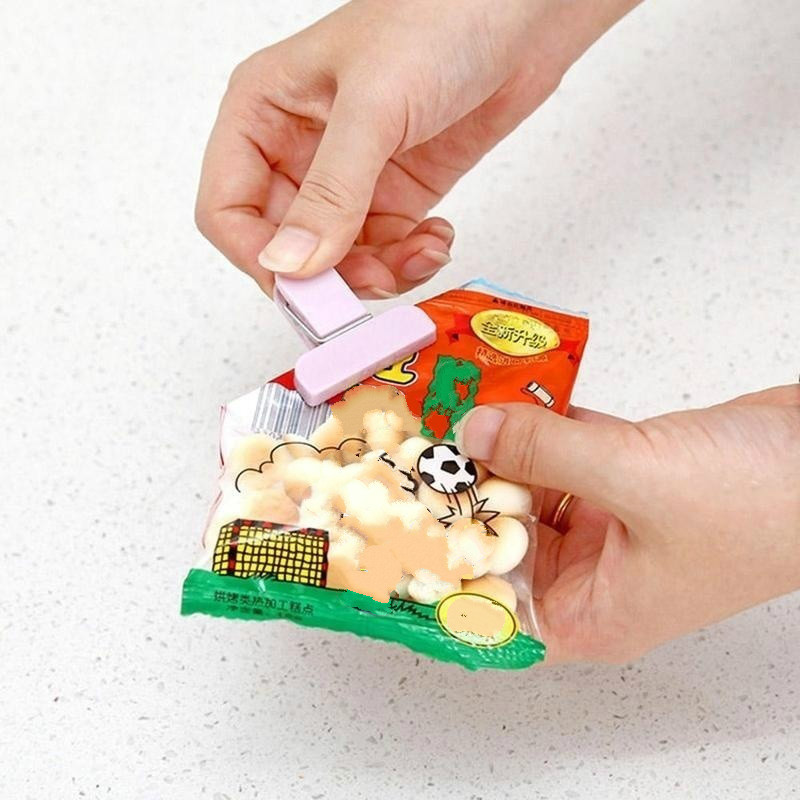 新しい 12/24 個バッグプラスチッククリップ家庭用スナッ - Food Storage Vacuum Seal Bags のレビューと価格