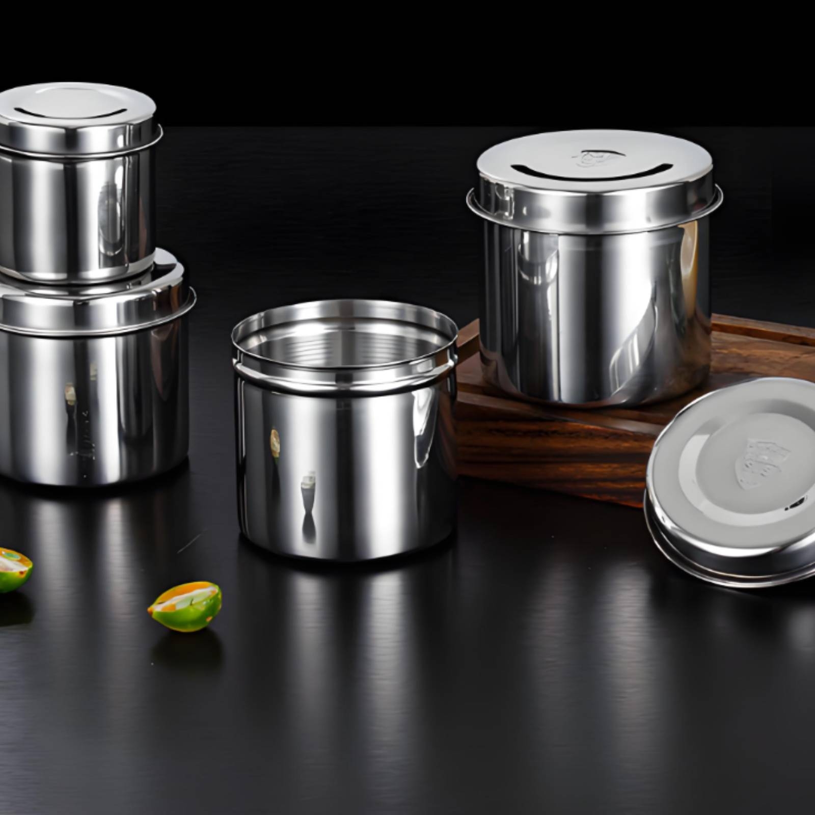 ステンレス鋼サンプルボックス 再利用可能な食品サンプル容器  - Food Storage Stainless Steel のレビューと価格