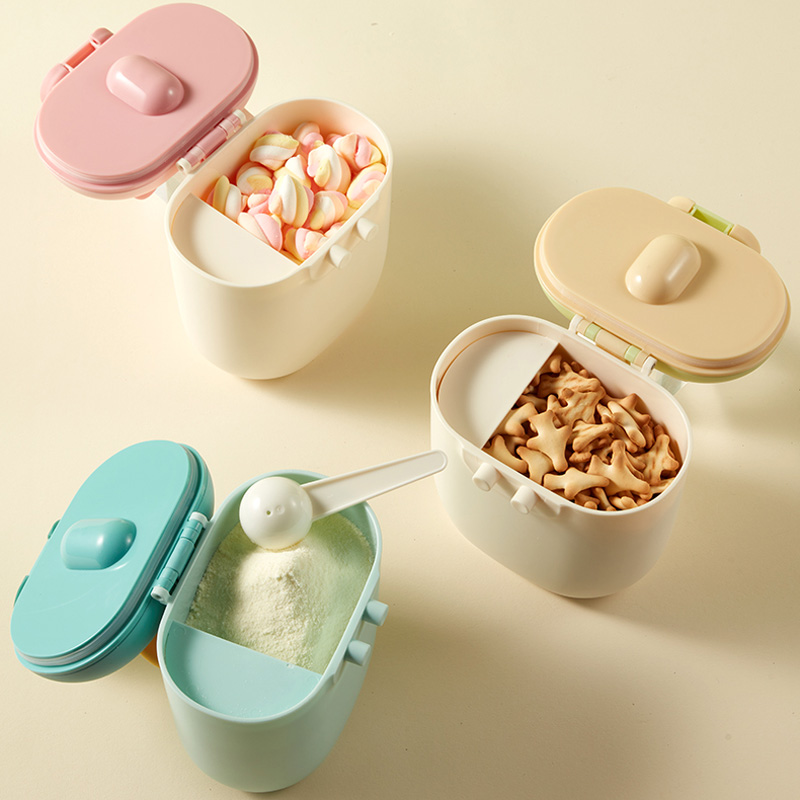 新しいシリコン製うさぎ耳型ミルクディスペンサー、粉ミルク容器 - Food Storage Lock Box のレビューと価格