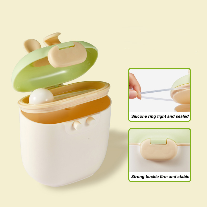 新しいシリコン製うさぎ耳型ミルクディスペンサー、粉ミルク容器 - Food Storage Lock Box のレビューと価格