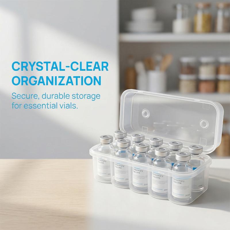 マイクロチューブ収納ボックス 20ML 10スロット 透明プ - Food Storage Lock Box のレビューと価格
