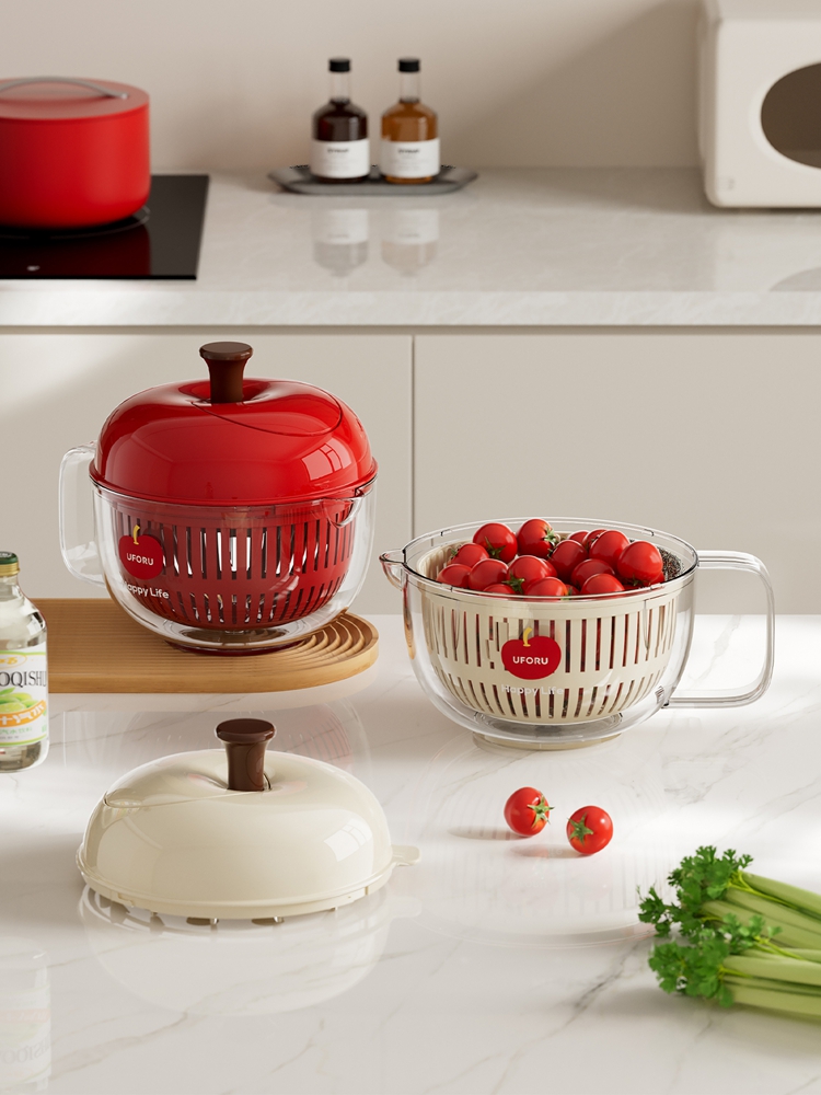 大型サラダスピナー（水切り付き、ボウル、ザル付き）- 素早く - Xxl Food Storage Container のレビューと価格