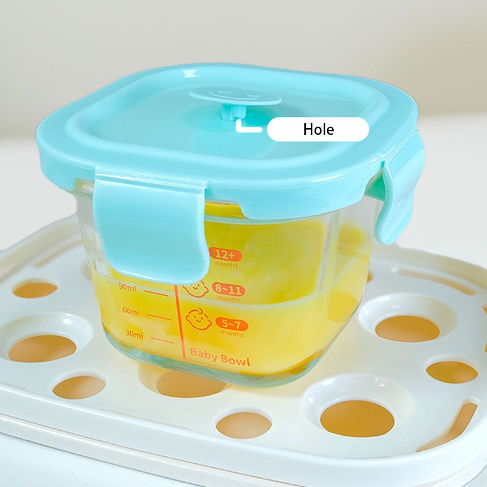 新しい170ml食品保存容器、冷凍・電子レンジ対応、ベビーフ - Food Storage Containers Glass のレビューと価格