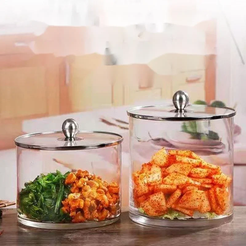 厚いガラスピクルスジャー、蓋付き、業務用キッチン食品保存、ス - Food Storage For Long Term のレビューと価格