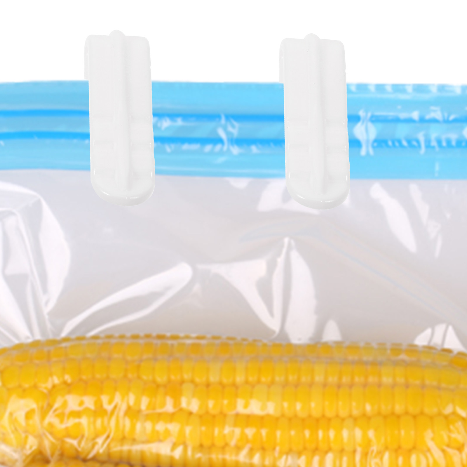 5個入り圧縮バッグクリップ 真空シーラー ジッパー 衣類 毛 - Food Storage For Long Term のレビューと価格