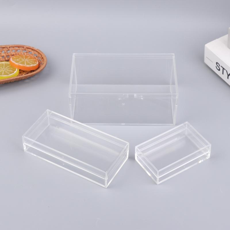 厚みのある長方形アクリル収納ボックス高透明食品ギフト包装植物 - Food Storage Plants のレビューと価格