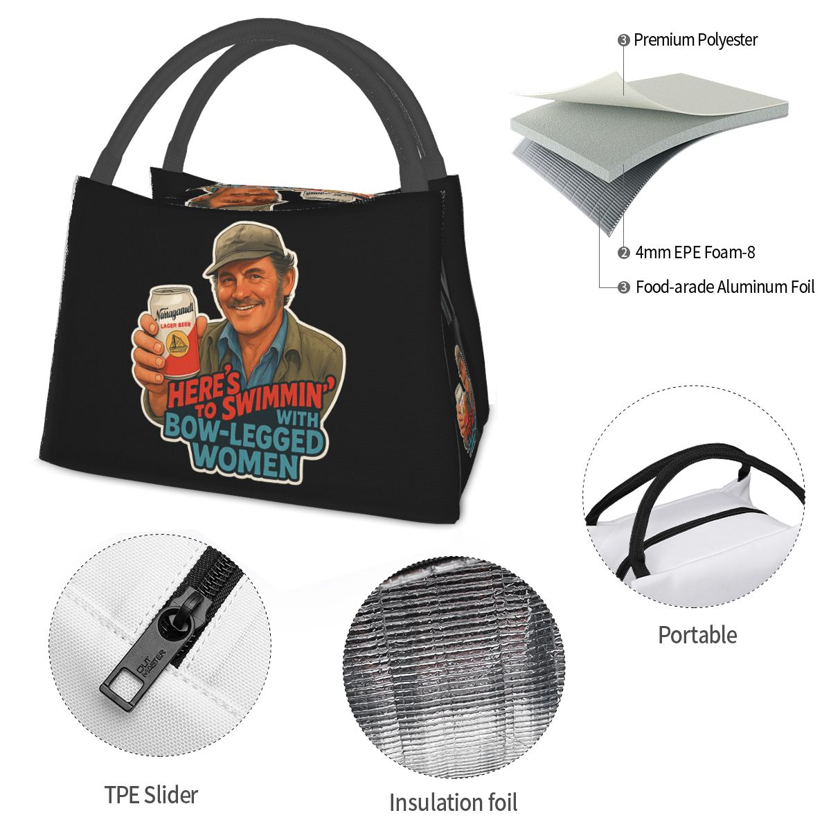 Heres To Swimmin Quint Jaws 映画 - Food Storage Quotes のレビューと価格