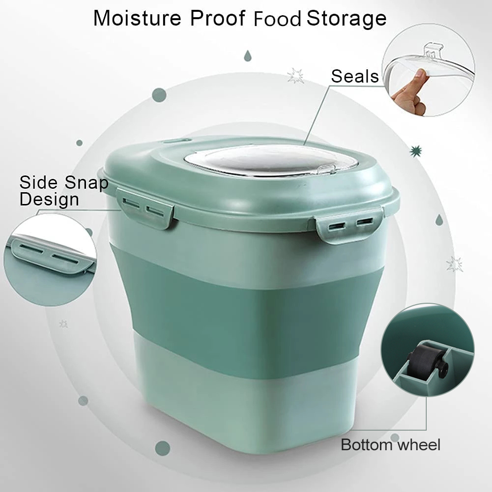 折りたたみ式ペットフード収納容器,大容量,気密,犬,猫,ドラ - Xxl Food Storage Container のレビューと価格