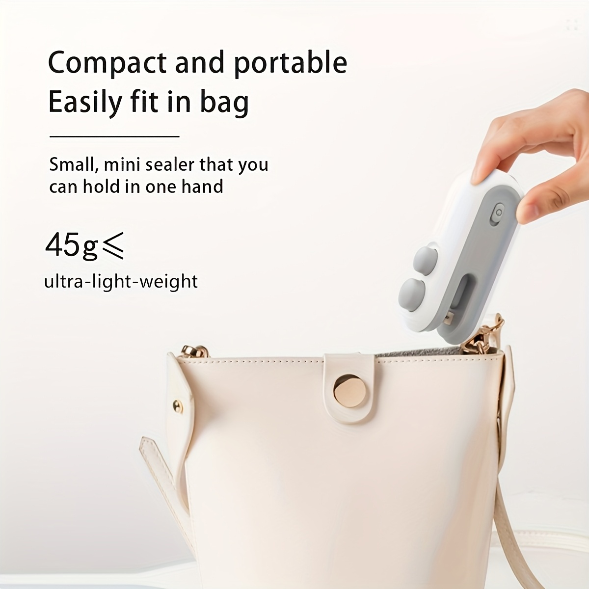 2-in-1 ホット＆コールドミニ真空シーラー USB充電式 - Food Storage Vacuum Bags のレビューと価格