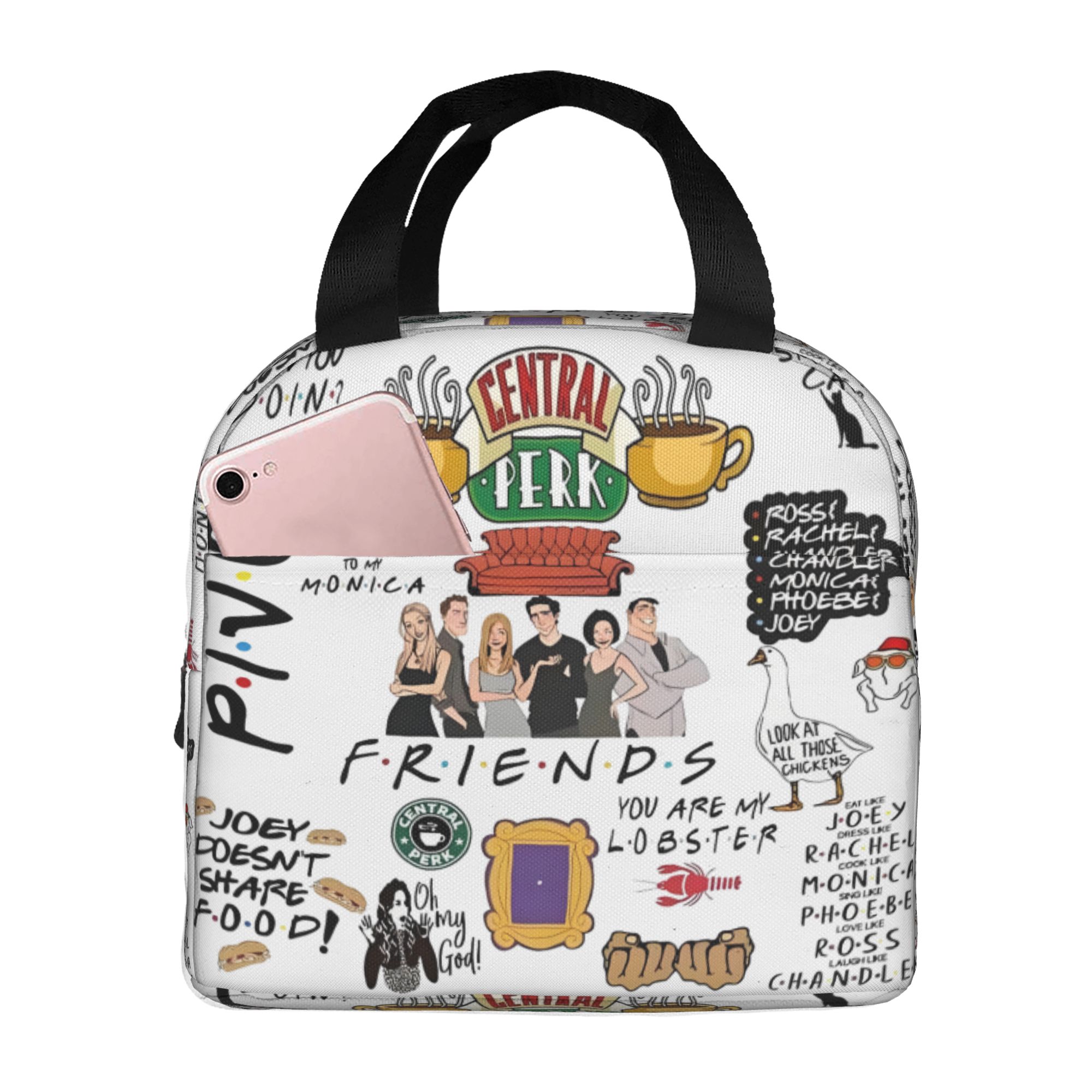 フレンズテレビ番組 断熱ランチバッグ 女性用 面白い引用句柄 - Food Storage Quotes のレビューと価格