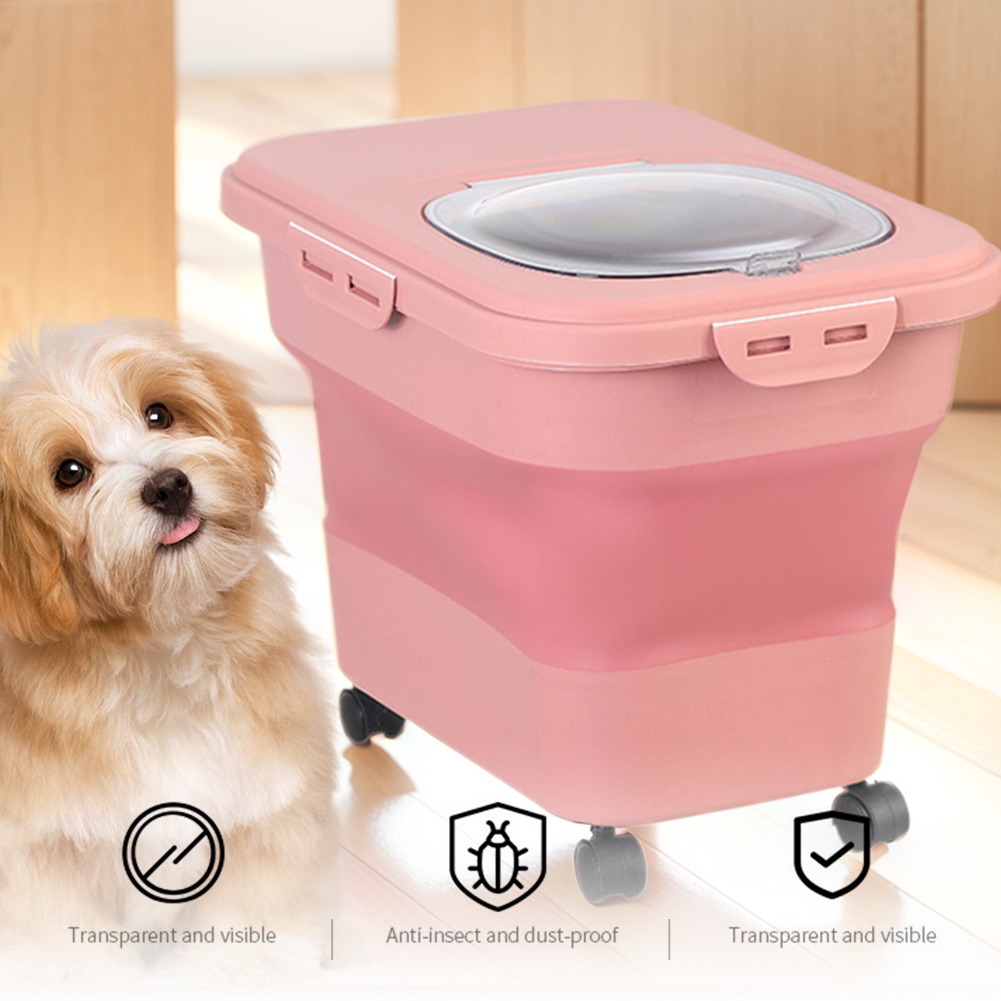 折りたたみ式ドライキャットフードボックス 20-30LB 折 - Xxl Food Storage Container のレビューと価格