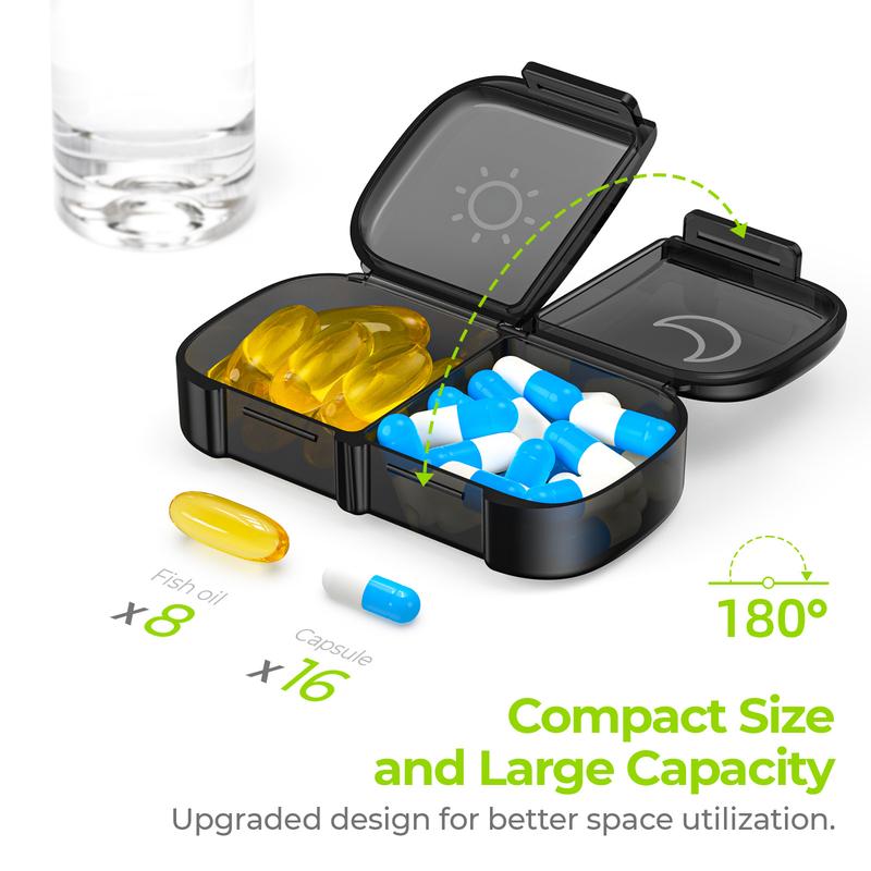 旅行用ポータブルピルオーガナイザー、私たちの利便性を高める大 - Xxl Food Storage Container のレビューと価格