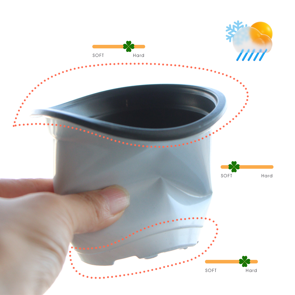 ガーデンホワイトプラスチック植木鉢栽培用多肉植物ポット通気性 - Food Storage Plants のレビューと価格