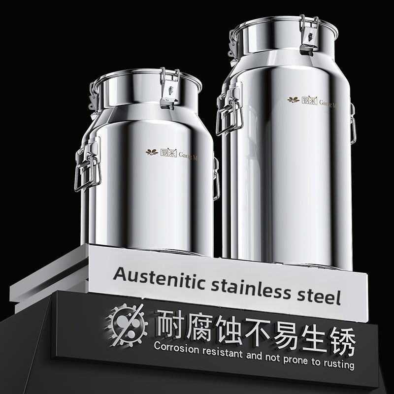 ステンレス製食品グレード密閉型ミルク＆豆類保管・輸送用バレル - Food Storage Stainless Steel のレビューと価格